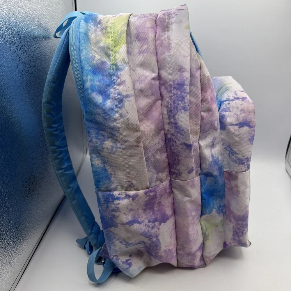 JanSport XL Tie Dye Backpack Multicolor School Canvas Hiking Bag Unisex Kids